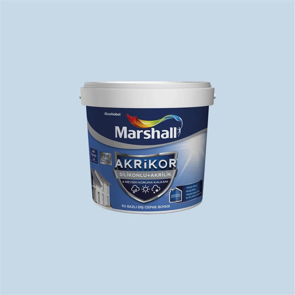 MB AKRİKOR SİLİKONLU+AKRİLİK BW BAZ 7,5 L - MRS5271088
