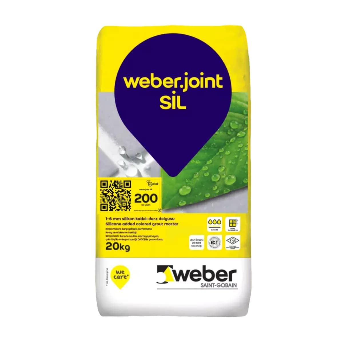 WEBER JOİNT SİL KÜL GRİ 20 KG - WEB63584393