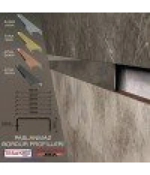 30 MM ÇELİK BORDÜR PROFİL BAKIR AYNA (270cm) - TESBRCL3060
