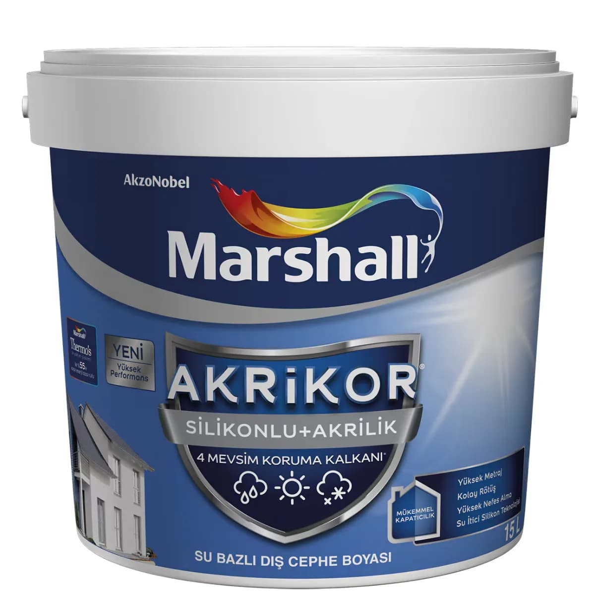 MB AKRİKOR SİLİKONLU+AKRİLİK BC BAZ 7,5 L - MRS5271533