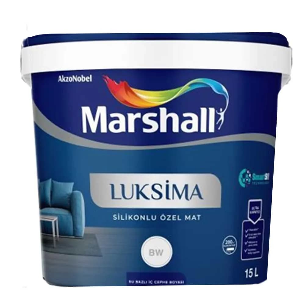 MB LUKSİMA SİLİKONLU ÖZEL MAT BW BAZ 15 LT - MAR5982426